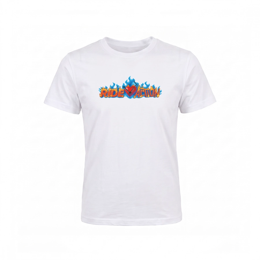 ФУТБОЛКА RIDE ACTION FIRE LOGO WHITE