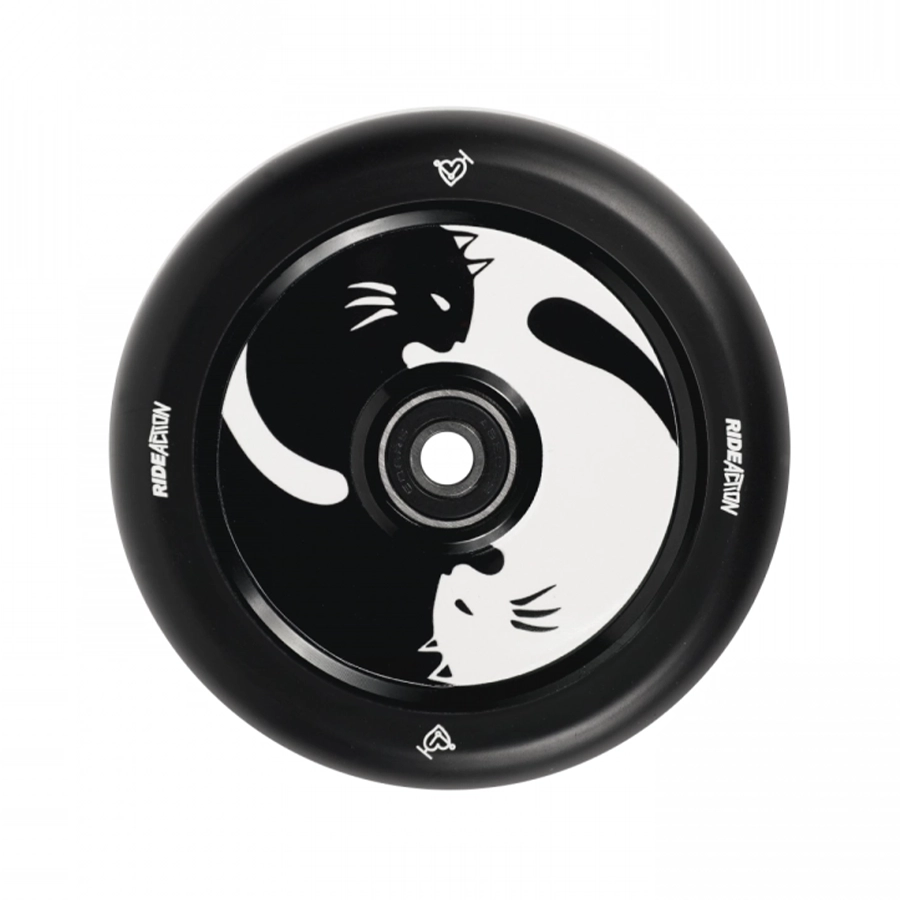 КОЛЕСО RIDE ACTION YIN YAN 110ММ ЧЕРНОЕ