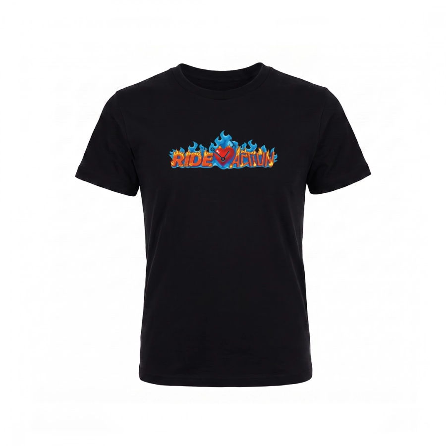 ФУТБОЛКА RIDE ACTION FIRE LOGO BLACK