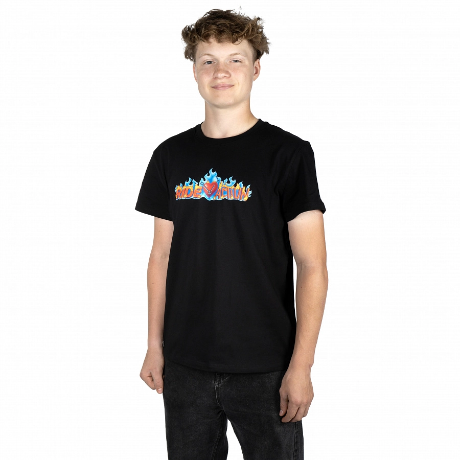 ФУТБОЛКА RIDE ACTION FIRE LOGO BLACK