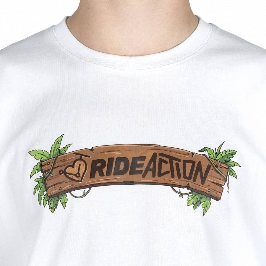 ФУТБОЛКА RIDE ACTION TROPIC WHITE
