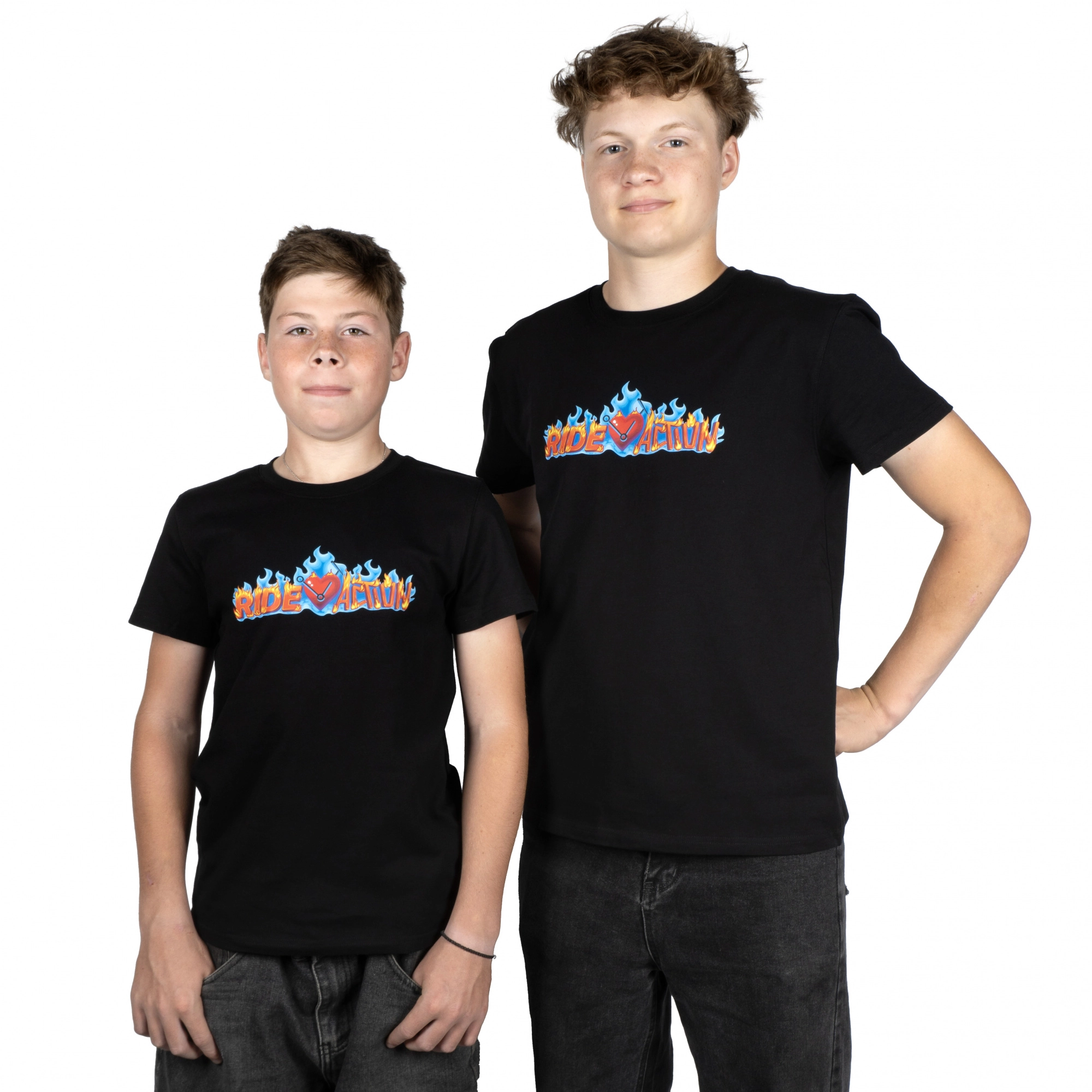 ФУТБОЛКА RIDE ACTION FIRE LOGO BLACK