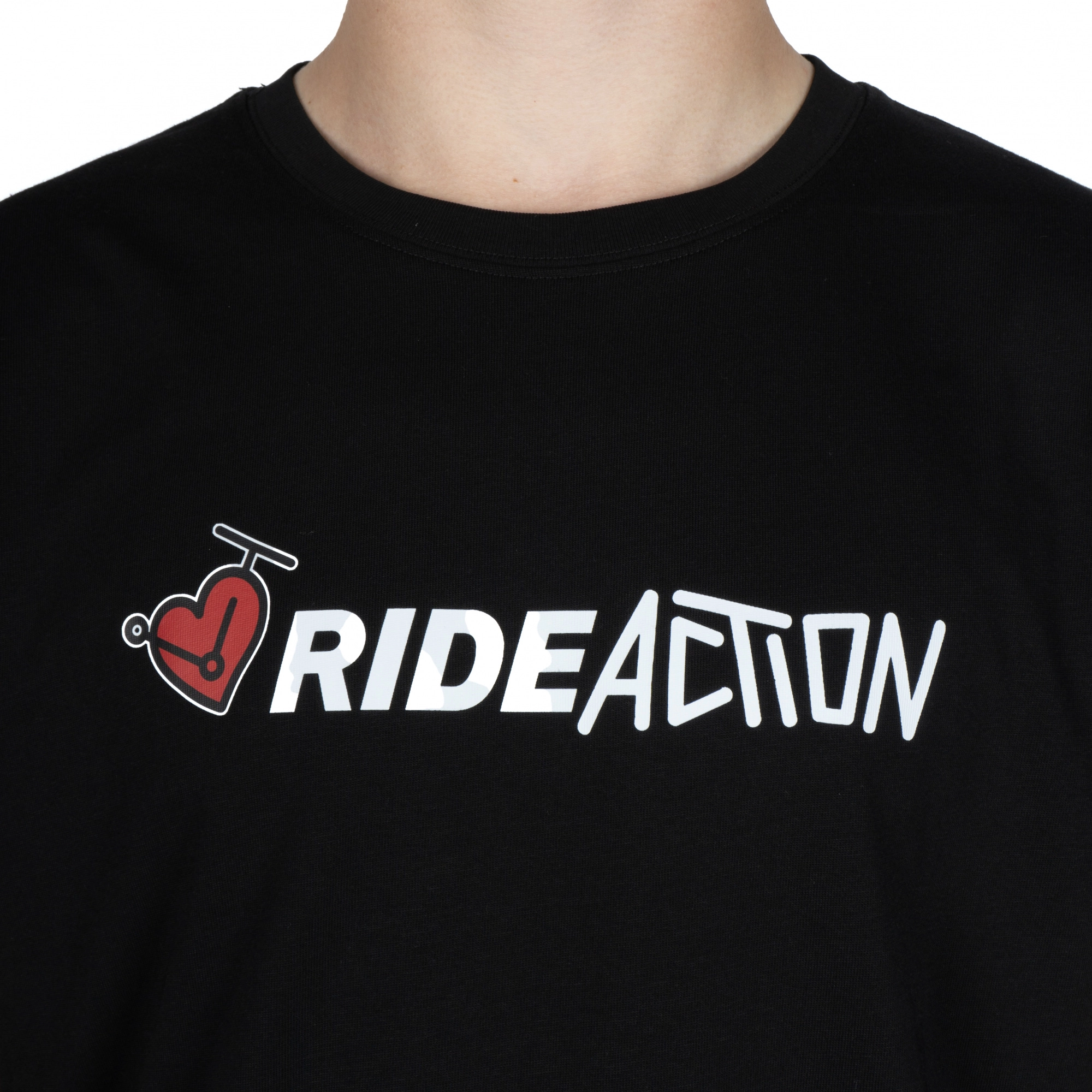ФУТБОЛКА RIDE ACTION CLASSIC LOGO BLACK